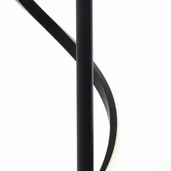 Eunice LED-gulvlampe, højde 150 cm, sort, metal