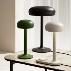 Eva Solo LED-bordlampe Emendo, grå, dæmpbar, IP44