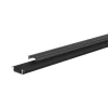 EVN APFLAT3 alu-profil, 200 cm T-profil, sort