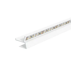 EVN APTBU alu-profil, vægrettet, 100 cm, hvid