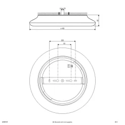 EVN Catino LED-loftslampe, CCT, 40 cm