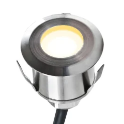 EVN P6710 gulvspot, 12V/DC, rund, 3.000 K