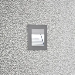 EVN P2140 LED-vægindbygningslampe, 6.000 K, alu