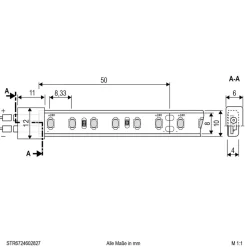 EVN STR6724 LED-strip IP67 5m 48W 2,700K