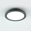 EVN Tectum LED udendørs loftlampe, rund med glas