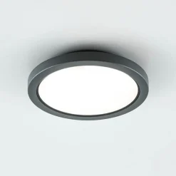EVN Tectum LED udendørs loftlampe, rund med glas