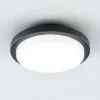 EVN Tectum LED udendørs loftlampe, rund, Ø 24,6 cm