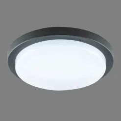 EVN Tectum LED udendørs loftlampe, rund, Ø 24,6 cm