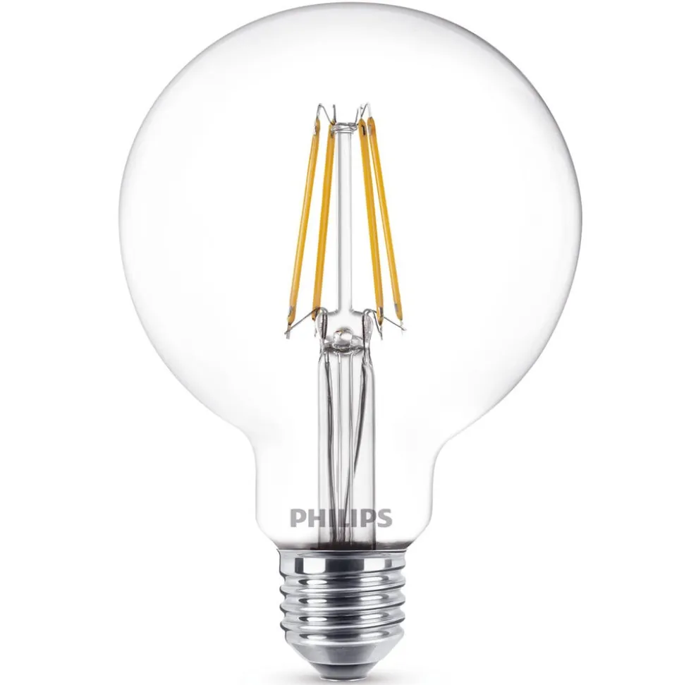 E27 7W 827 G95 klar LED-globepære