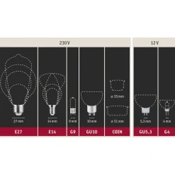 E27 6,5 W 2.500K LED-pære, guld
