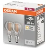 E14 4W 827 LED dråbepære i 2'er sæt