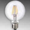 E27 6W 827 LED globe G80 klar