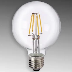 E27 6W 827 LED globe G80 klar