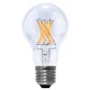 E27 7 W 927 LED-pære i kulfiberlook, klar