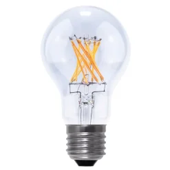 E27 7 W 927 LED-pære i kulfiberlook, klar