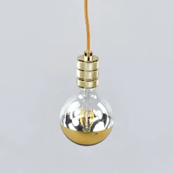 E27 7 W topforspejlet LED-pære, guld