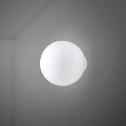 Fabbian Lumi Sfera væglampe i glas, Ø 20 cm