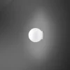 Fabbian Lumi Sfera væglampe i glas, Ø 9 cm
