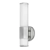 Facet Single LED-væglampe til bad, 3.000 K, krom