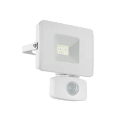Faedo 3 udendørs LED-spot med sensor, hvid, 10 W