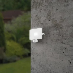 Faedo 3 udendørs LED-spot med sensor, hvid, 50 W