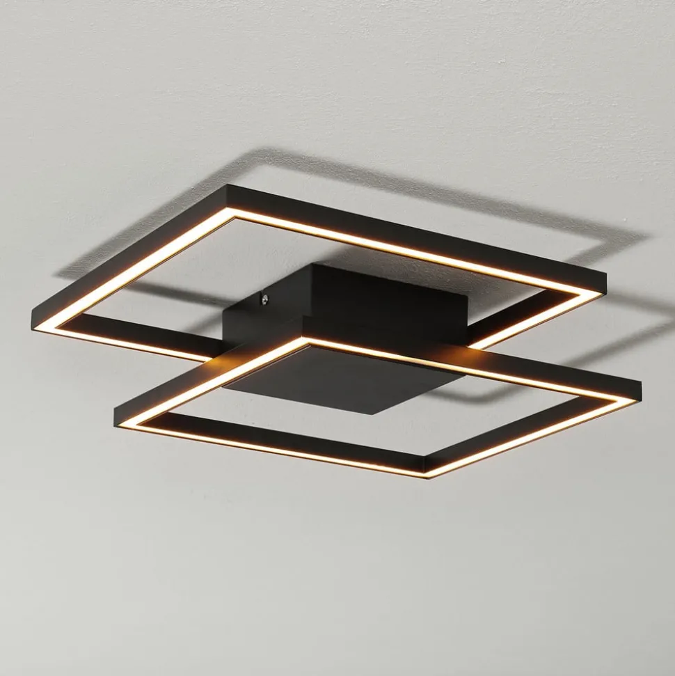 Falcon LED-loftlampe, sort
