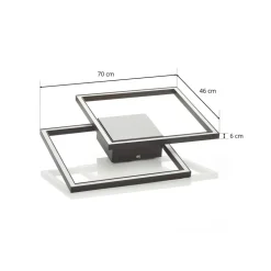 Falcon LED-loftlampe, sort