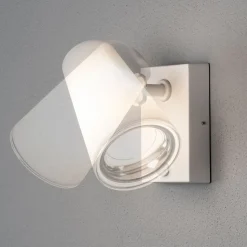 Fano udendørs LED-vægspot, med bevægelsessensor