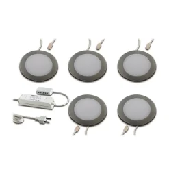 FAR 58 integreret LED-møbellys, 5 stk, 3 W 3.000 K