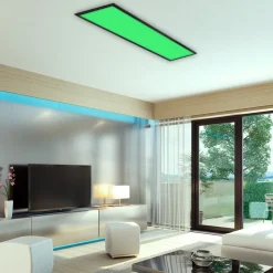 Farvet LED-panel, dæmpbart, RGB, CCT, 100x25cm