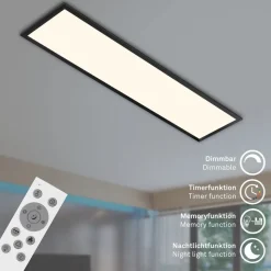 Farvet LED-panel, dæmpbart, RGB, CCT, 100x25cm