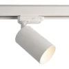 3-fase skinne Can, hvid, aluminium, GU10, drejelig montering