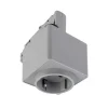 3-fase skinne D Adapter til ledningsudtag, grå, 1380 W