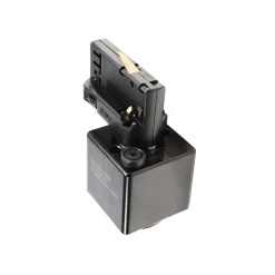 3-fase skinne D Line stikadapter, sort, 1380 W