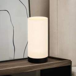 Feniglia bordlampe med hørskærm, natur