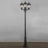 Firenze lygtepæl, 3 lyskilder, sort
