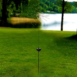 Firework LED-solcellelampe med jordspyd, 100 cm