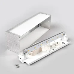 Firkantet aluminiums LED-væglampe Ranik