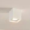 Firkantet påbygnings downlight Carson i hvid
