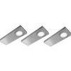 Flad LED-indbygningslampe Tain-CF i sæt af 3
