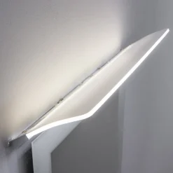 Flad LED-spejllampe Angela, IP44, 50 cm