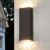 Flad LED-udendørsvæglampe Corda