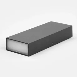Flad LED-udendørsvæglampe Corda