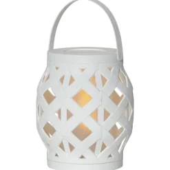 Flame Lantern LED-lygte, hvid, højde 16 cm