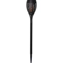 Flame solcelle LED-lampe m. jordspyd, sæt m. 2 stk