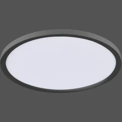 Flat LED-loftlampe CCT, Ø 40 cm, sort