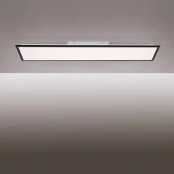 Flat LED-monteringspanel, CCT, sort, 119 x 29 cm