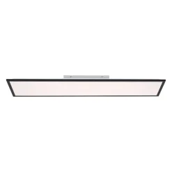 Flat LED-monteringspanel, CCT, sort, 119 x 29 cm