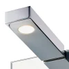 Flat 2 LED væg- og spejllampe, krom