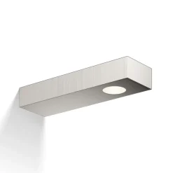 Flat 2 LED væg- og spejllampe, mat nikkel